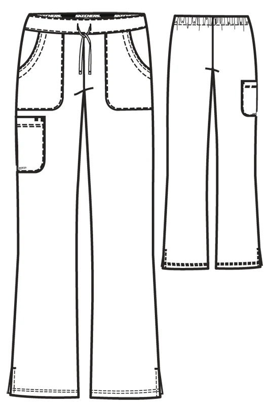 PANTALON SKECHERS COMFORT STRECH SK201 AZUL MARINO