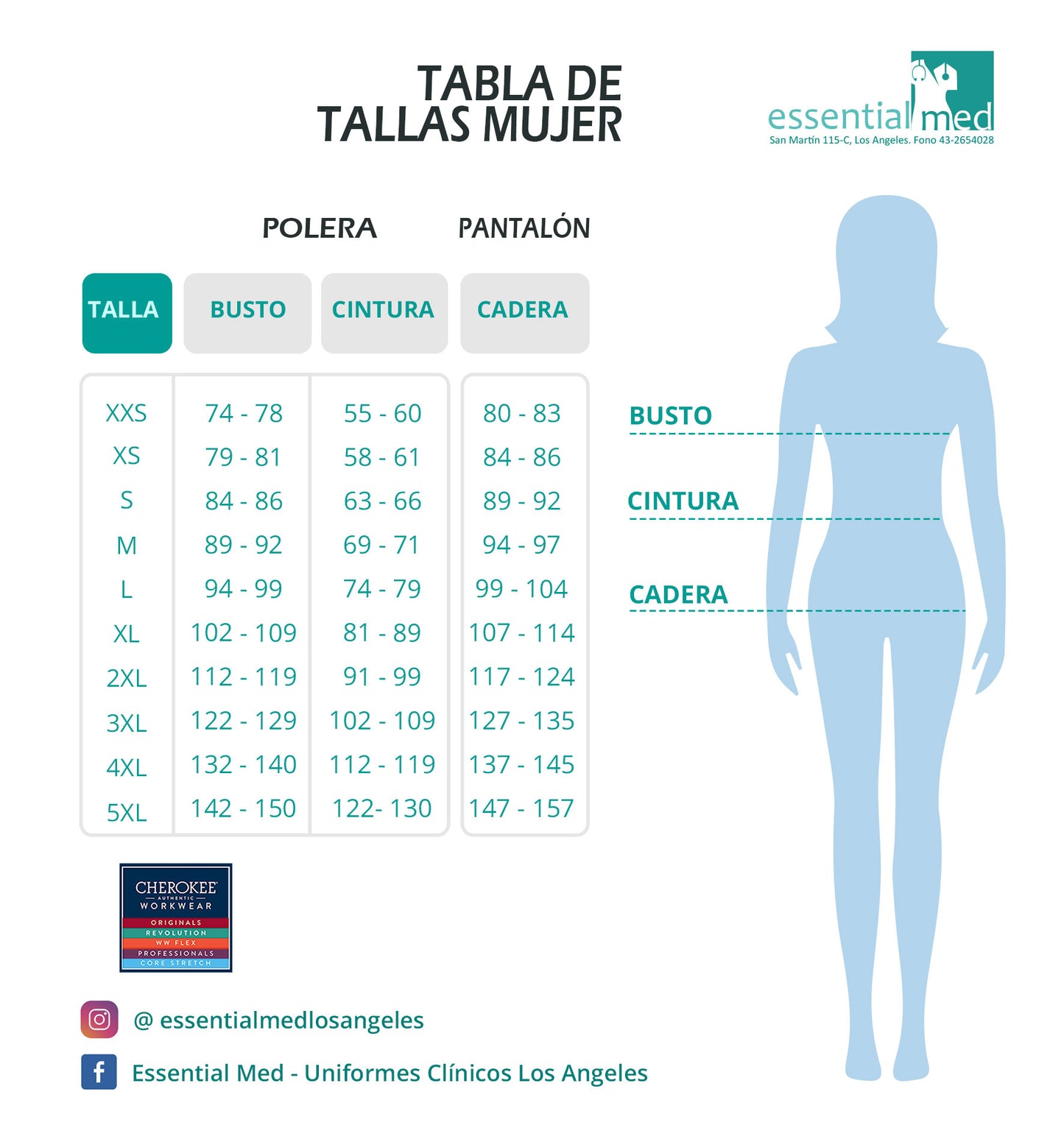 POLERA CHEROKEE INFINITY CK609 STMB